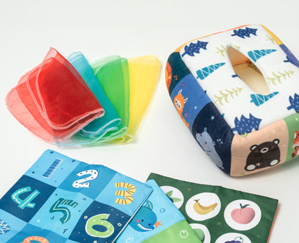 Montessori Fabric Baby Tissue Box