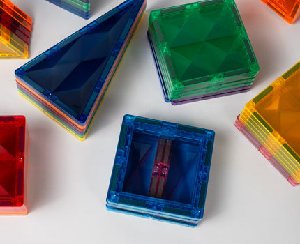 Colorful Magnetic Tiles