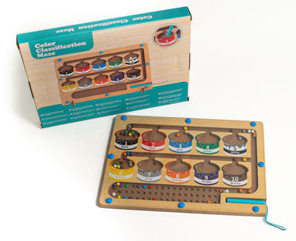 Montessori Wooden Magnet Puzzle Board