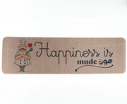 Happiness Non-slip Kitchen Mat