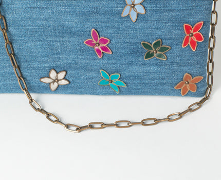 Easy Go Denim Clutch