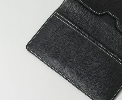 Pratico Real Leather Wallet in Black