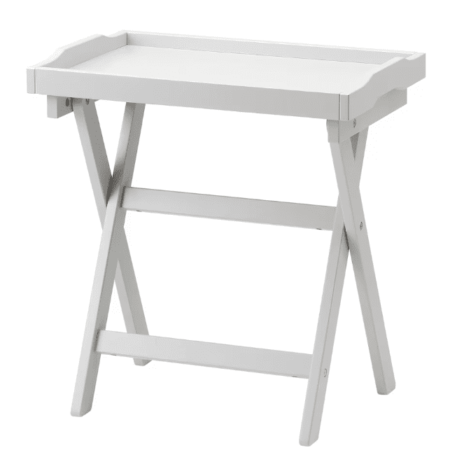 IKEA Tray Table 58x38x58 cm White