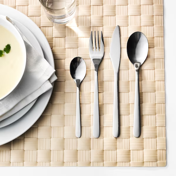 IKEA 24 Piece Stainless Steel Cutlery Set