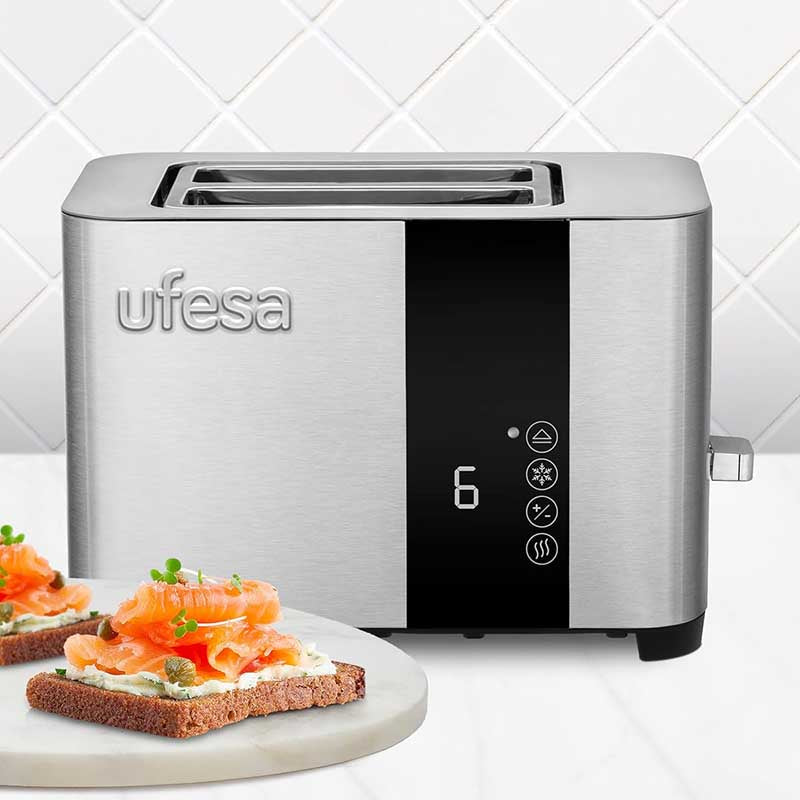 Duo Delux Digital Toaster 850W Toasters Duo Delux Digital Toaster 850W Duo Delux Digital Toaster 850W Ufesa