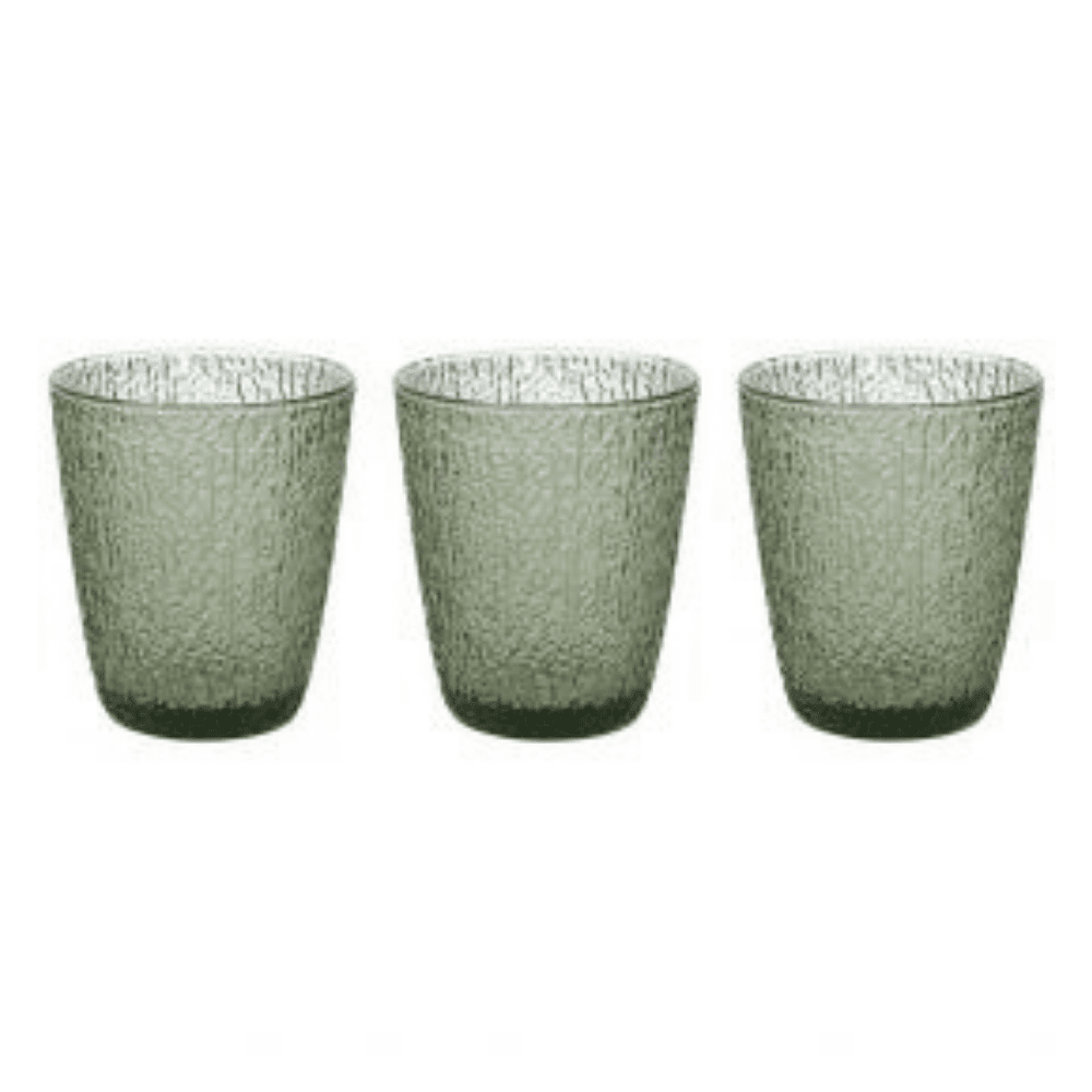 The German Outlet, Tognana, Set of 3 Glasses Verde