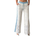 Denim Lace Pant