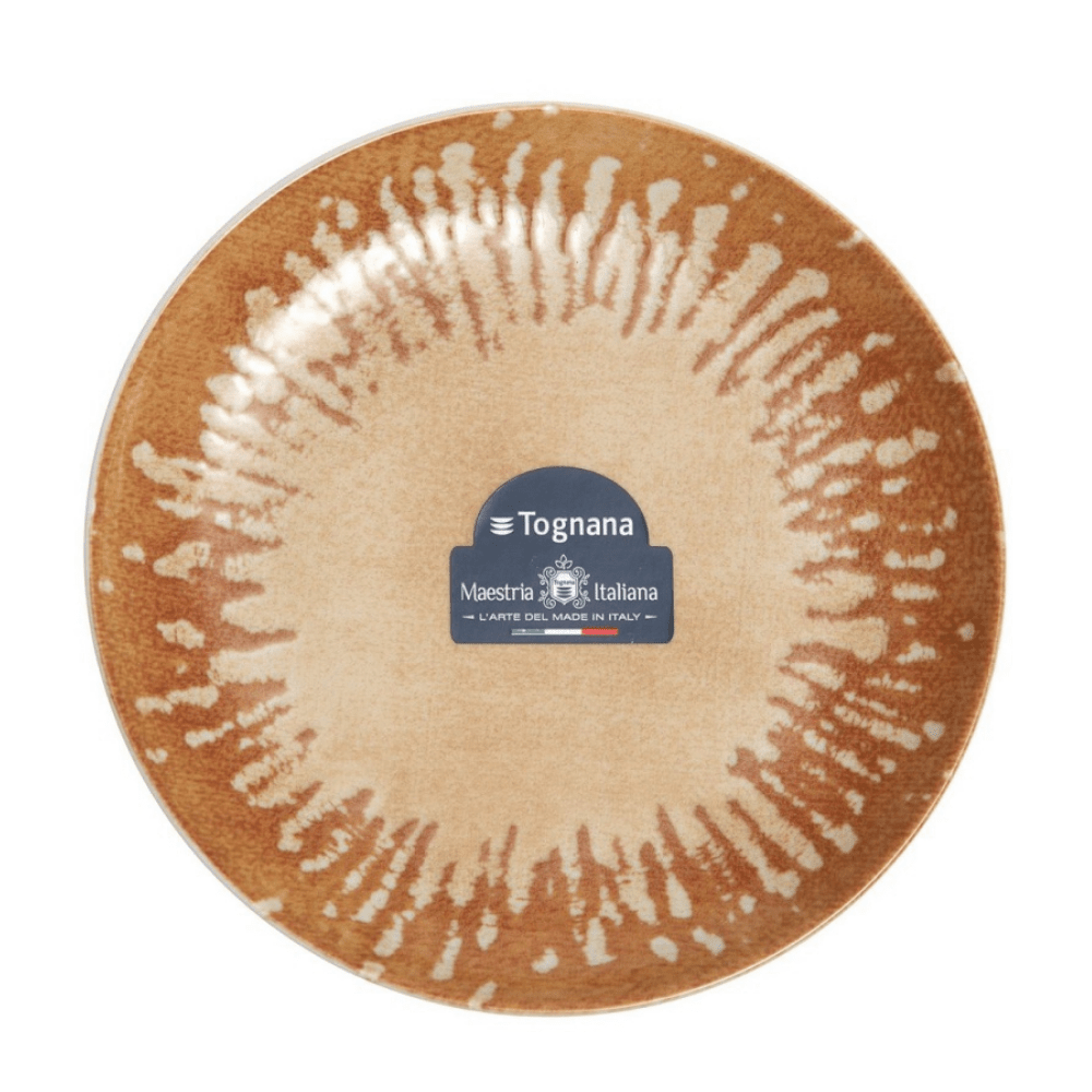 The German Outlet, Tognana, Set of 6 Dessert Plates - Goblin Beige