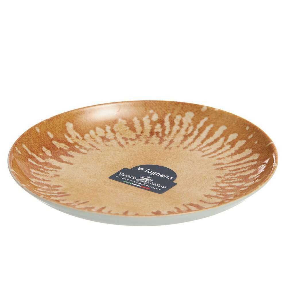 The German Outlet, Tognana, Set of 6 Dessert Plates - Goblin Beige
