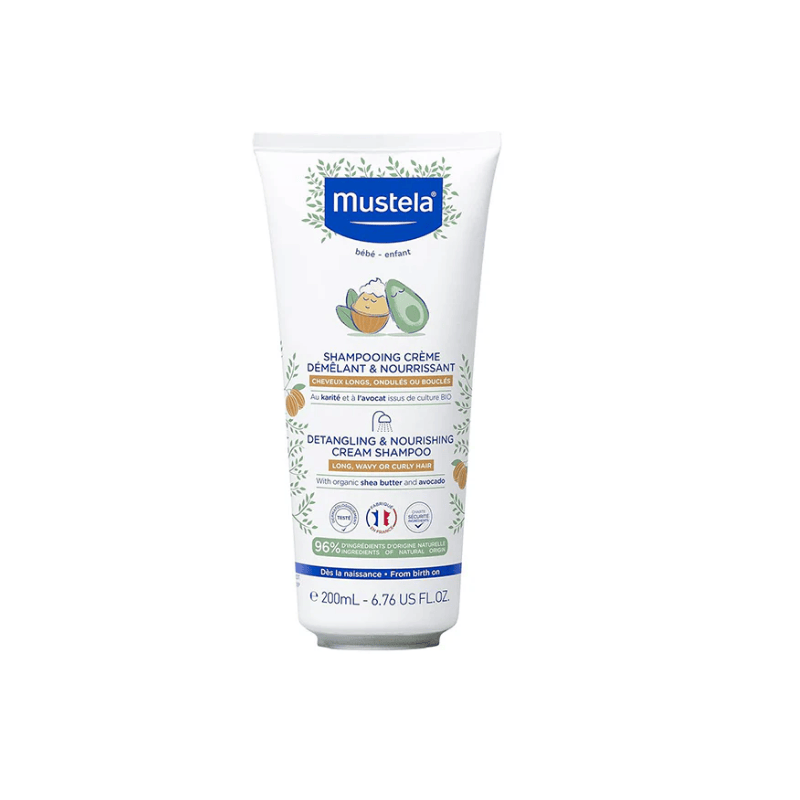 Detangling & Nourishing Cream Shampoo With Shea Butter & Avocado 200ml