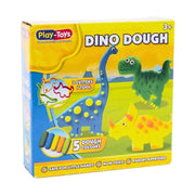 Dino Dough Set - 5 Colours & Dinosaur Cutters by TOY-FUN