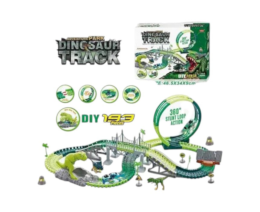 Dinosaur Race Track Set