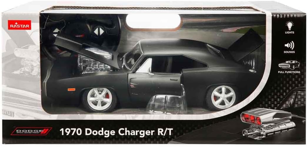R/C 1:16 Dodge Charger R/T with engine Version Black Remote Control Cars R/C 1:16 Dodge Charger R/T with engine Version Black R/C 1:16 Dodge Charger R/T with engine Version Black Rastar