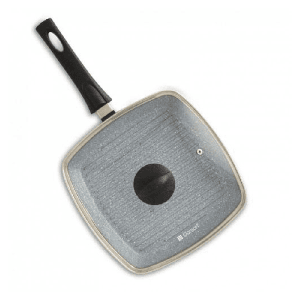 Non-Stick Grill Pan with Lid – 28 cm Griddles & Grill Pans Non-Stick Grill Pan with Lid – 28 cm Non-Stick Grill Pan with Lid – 28 cm Dorsch