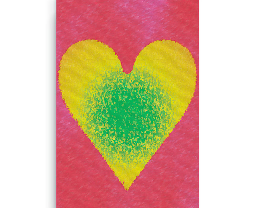 Dragon Heart Digital Print Canvas