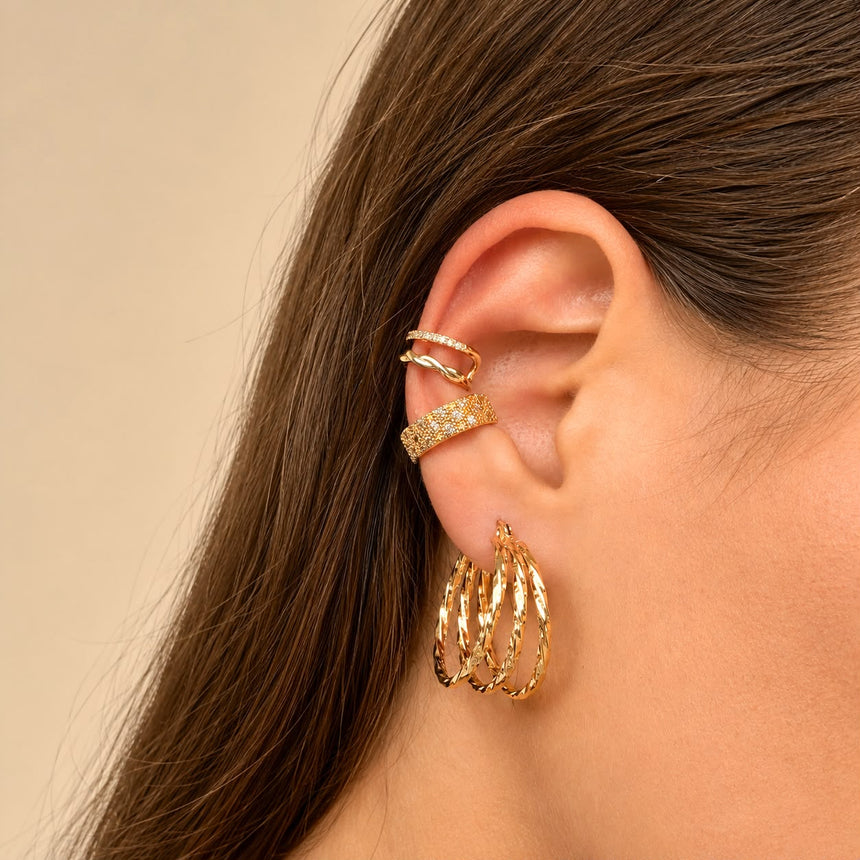 Haze Ear Cuff Gold - 1 Piece