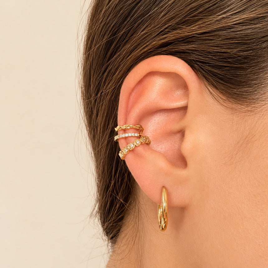 Haze Ear Cuff Gold - 1 Piece