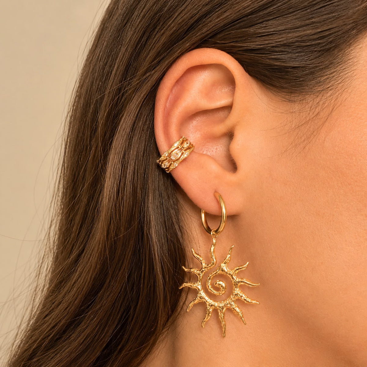 Elf Ear Cuff Gold - 1 Piece