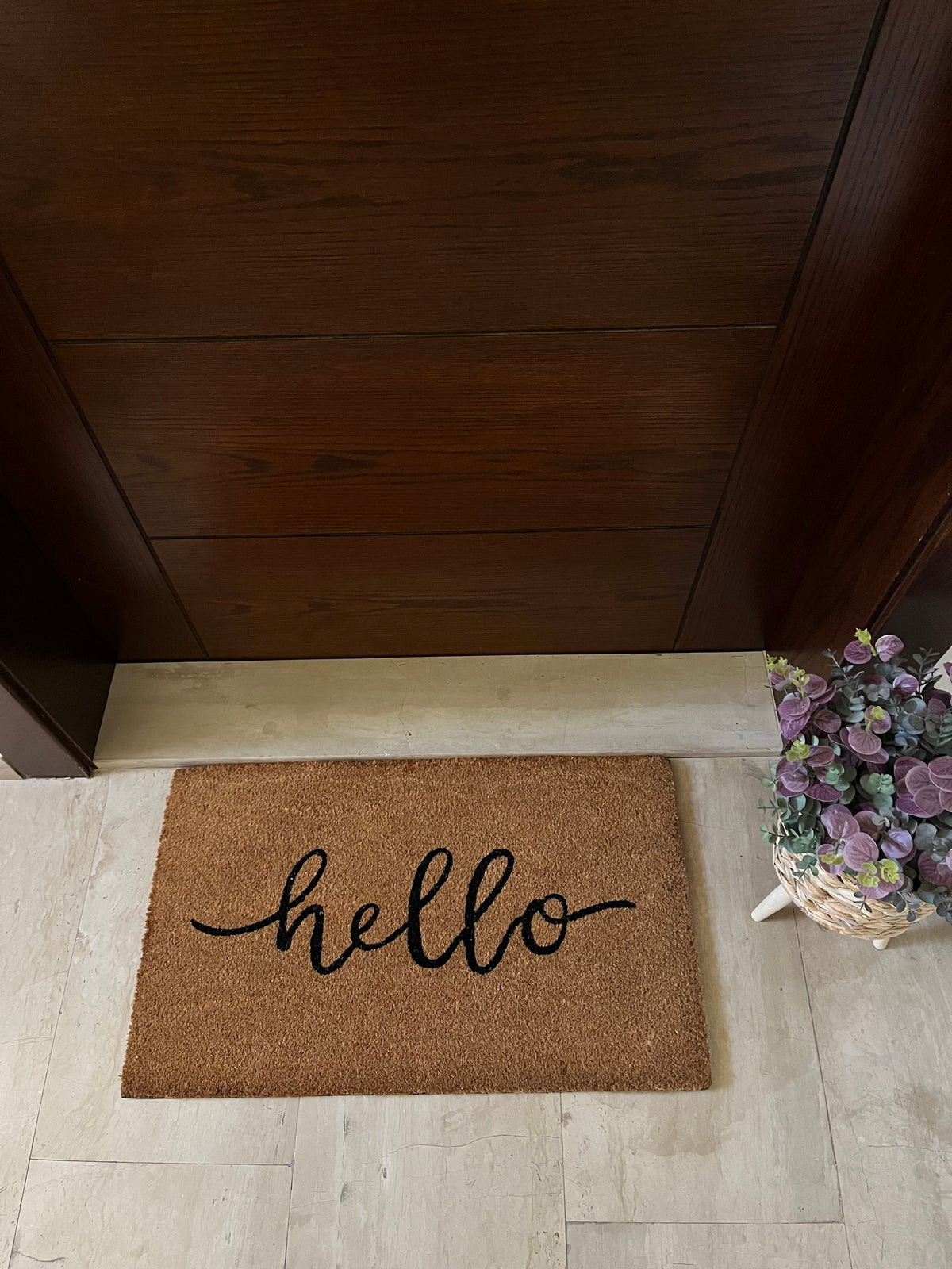 “Hello” Doormat