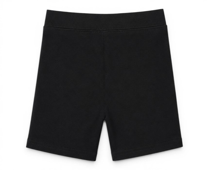 George Girls Black Cotton Cycling Shorts