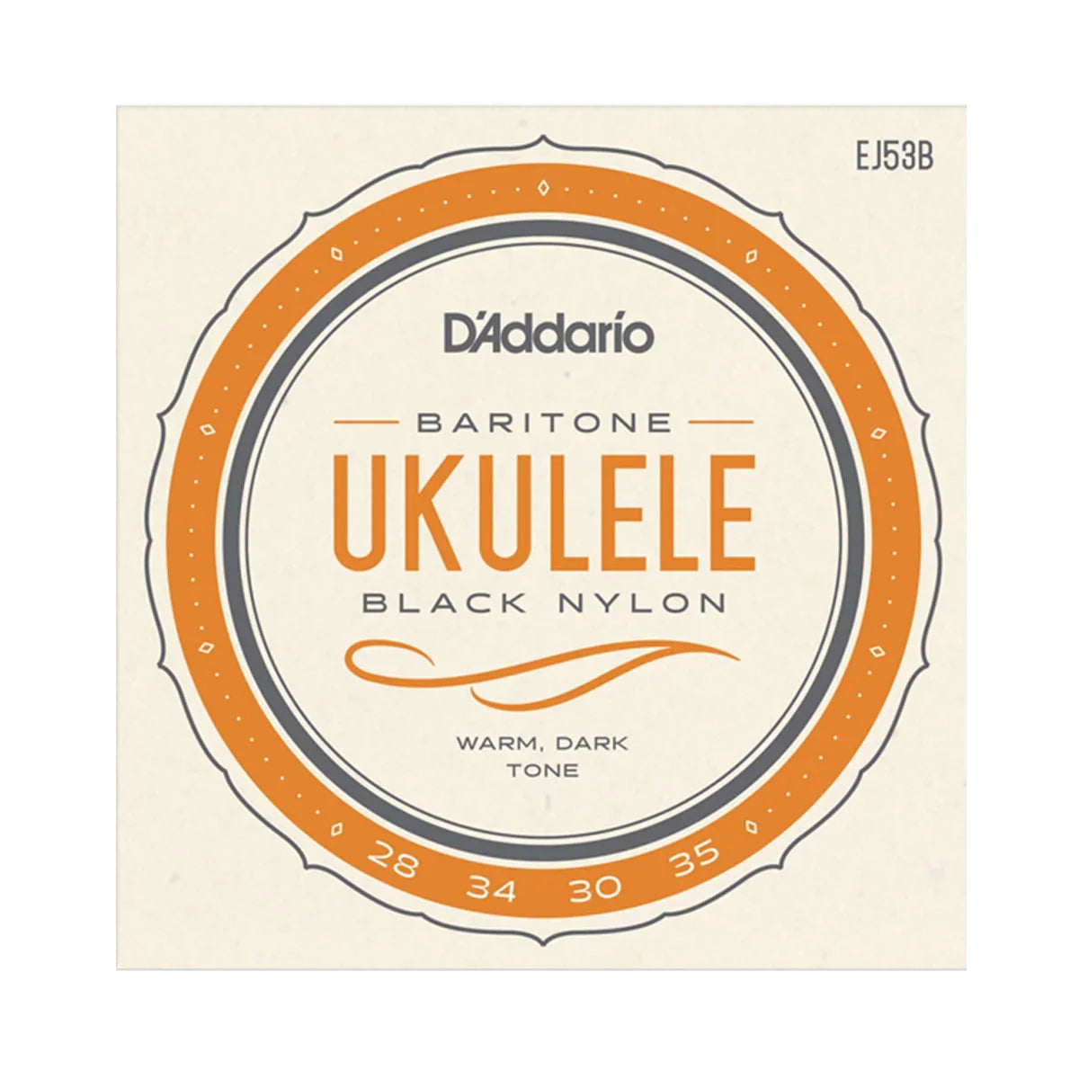 D’addario Baritone Ukulele Strings Black Nylon