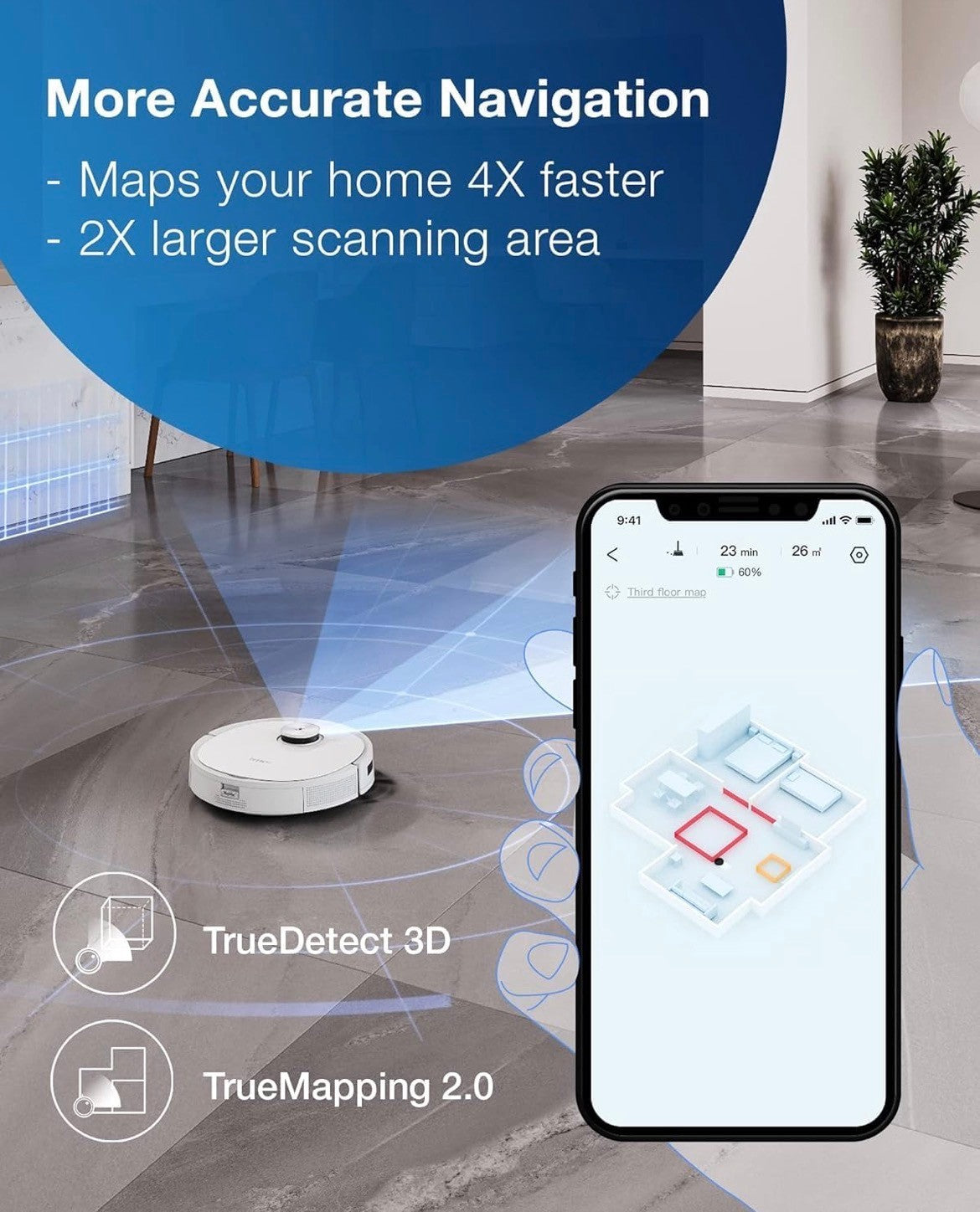 Ecovacs Deebot T9+ Robot Vacuum