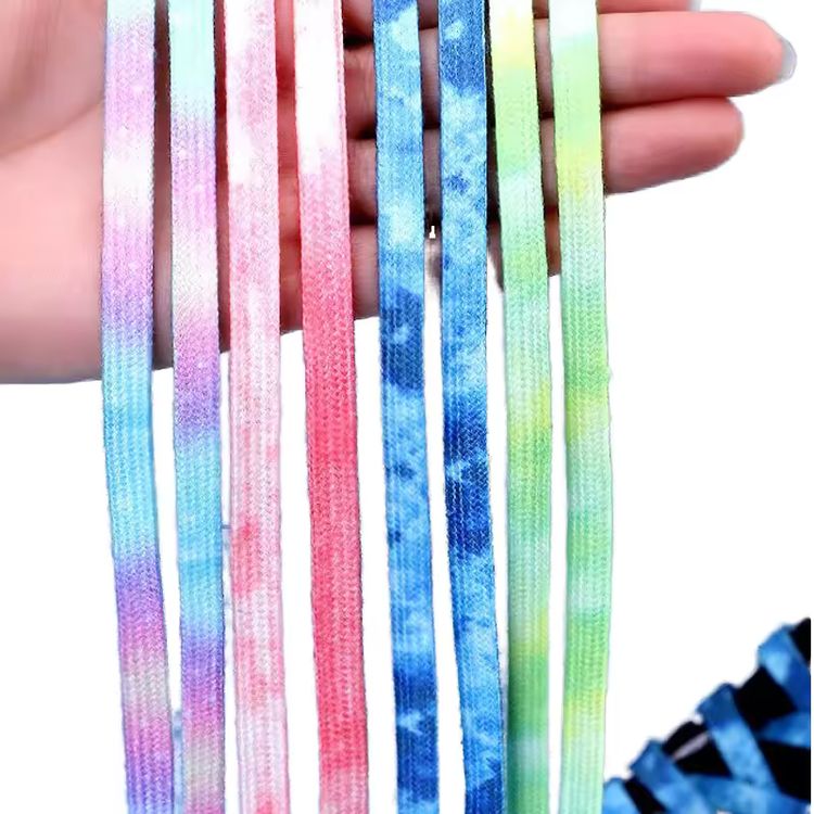 Elastic Shoe Laces Gradient Lake Green Capsules