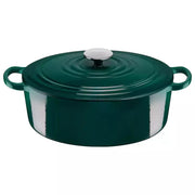 Elegance Oval Cast Iron Casserole, 4.75 L, Forest Green Cast Iron Elegance Oval Cast Iron Casserole, 4.75 L, Forest Green Elegance Oval Cast Iron Casserole, 4.75 L, Forest Green Tefal
