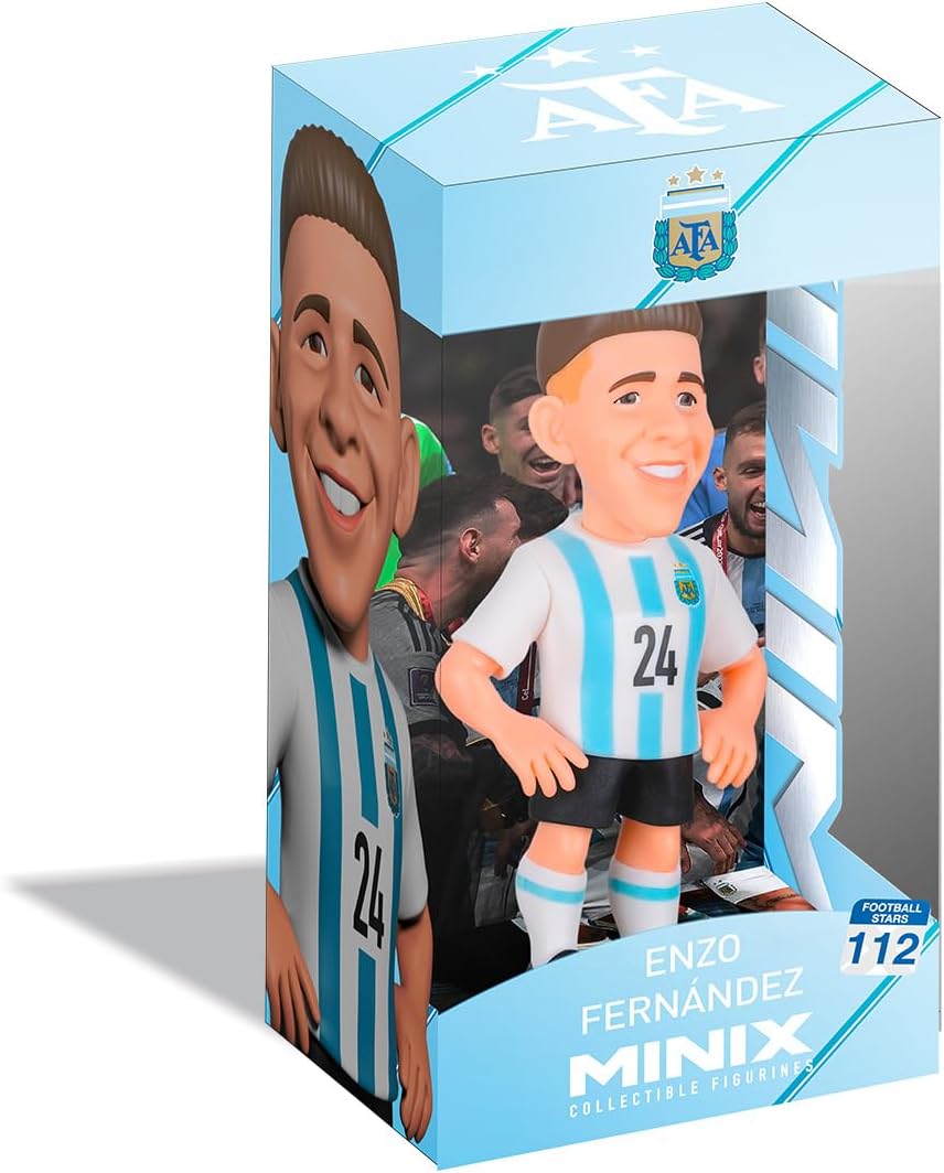 Enzo Fernandez - Argentina Action Figures Enzo Fernandez - Argentina Enzo Fernandez - Argentina Minix
