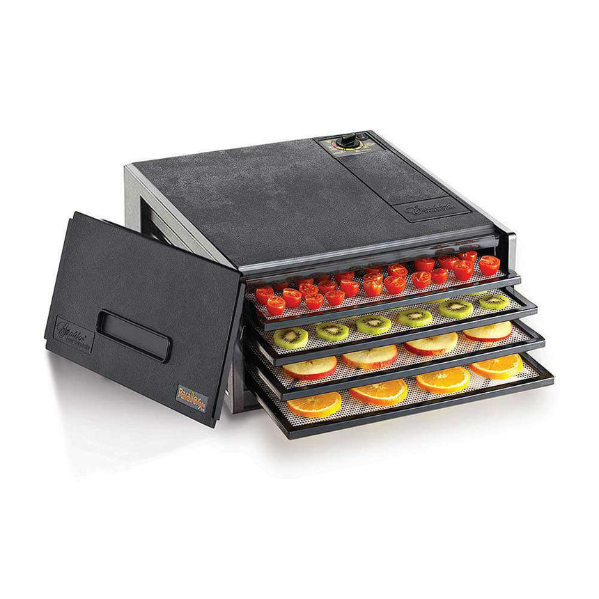 4-Tray, No Timer, Black, Solid Door fruit dehydrator 4-Tray, No Timer, Black, Solid Door 4-Tray, No Timer, Black, Solid Door Excalibur