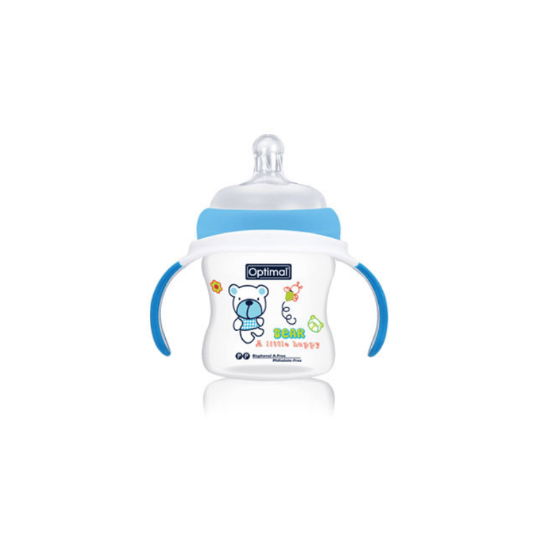 Extra Wide Neck Feeding Bottle With Handle 150ml