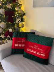 Christmas Train Cushion