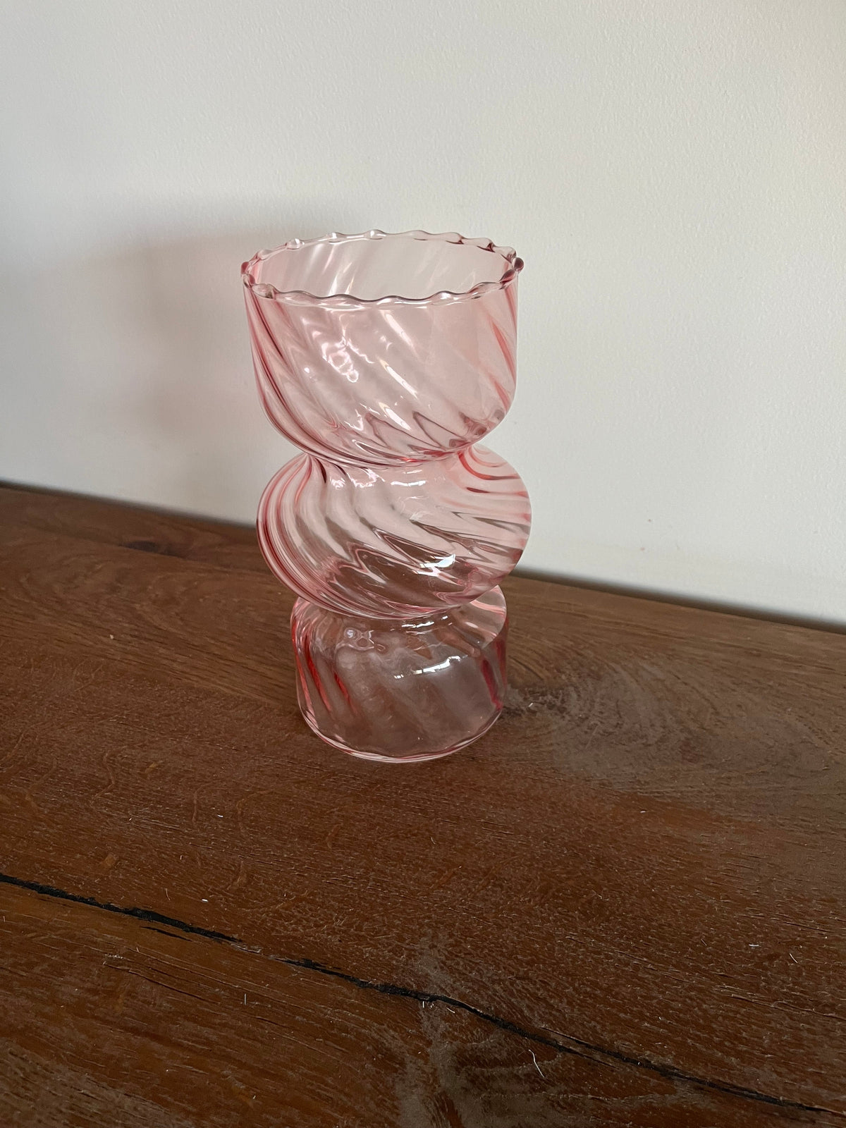 Swirl Glass Vase