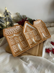 Christmas Gingerbread House Large Plate
