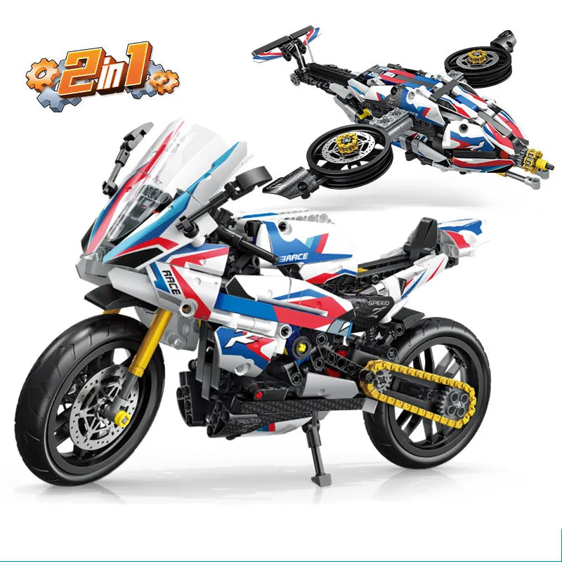 Jouka Joue RiceBlock Motorcycle Building Blocks