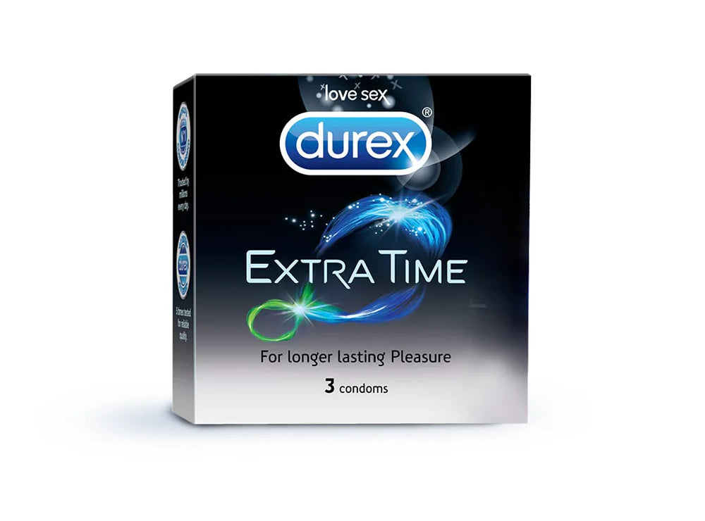 Durex Extra Time Condoms 3 Pieces