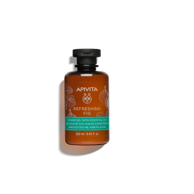 Apivita Fig Shower Gel With Essential Oils 250 mL