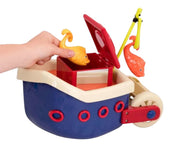 Kids Fish and Splish Bath Boat Toy Set