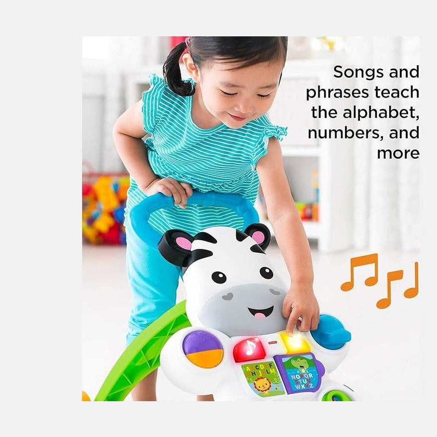Fisher-Price Baby Learning Toy Learn with Me Zebra Walker by Fisher-Price
