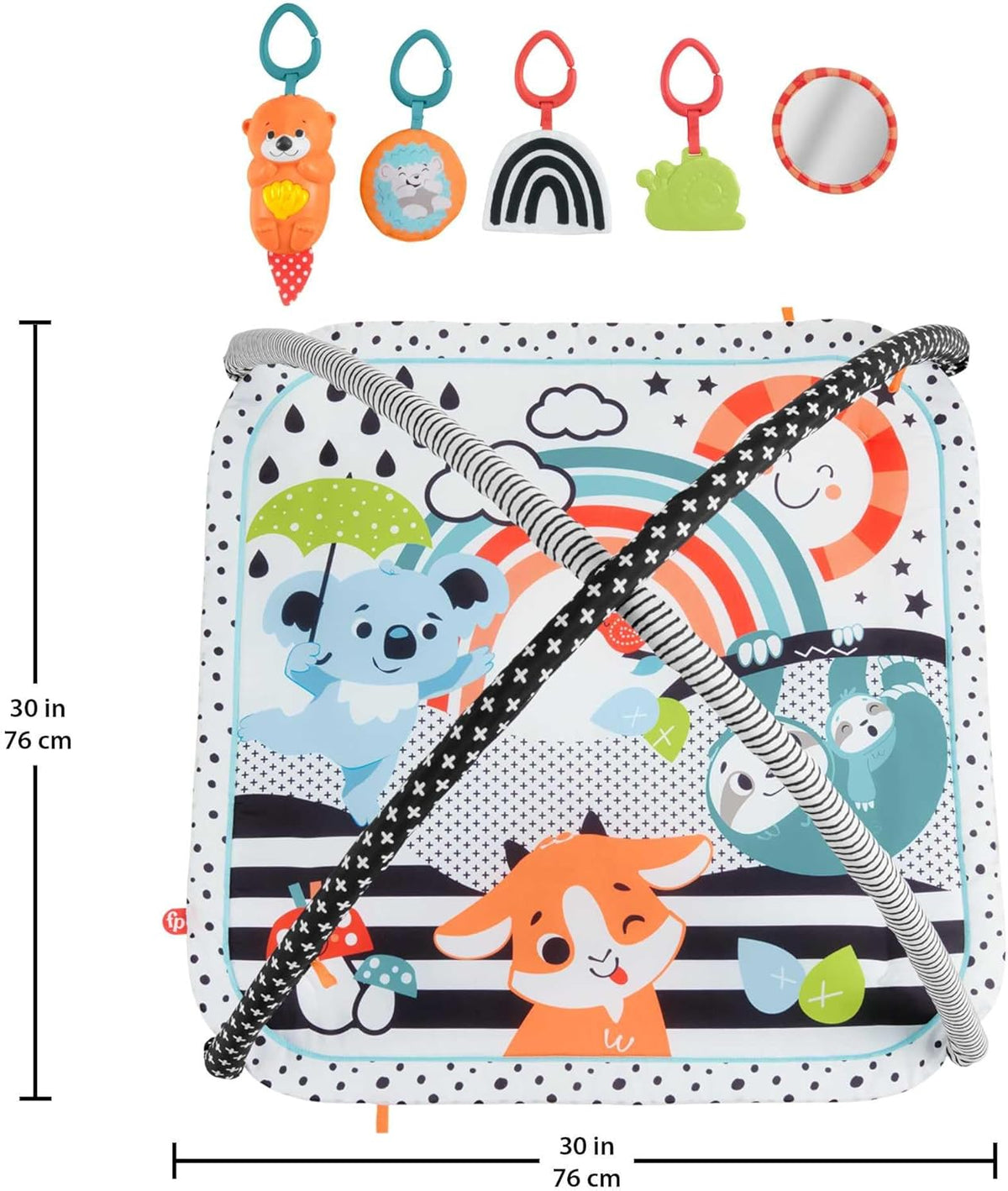 Fisher-Price 3-in-1 Gym Activity Play Mat