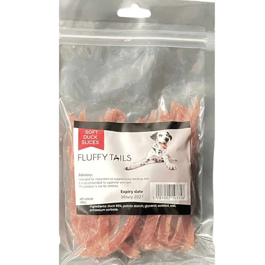 Fluffy Tails Soft Duck Slices 200G
