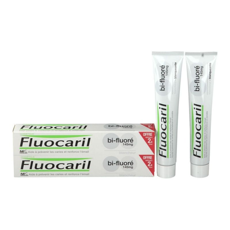 Fluocaril Bi-Fluoré Toothpaste Pack of 2 75 ml