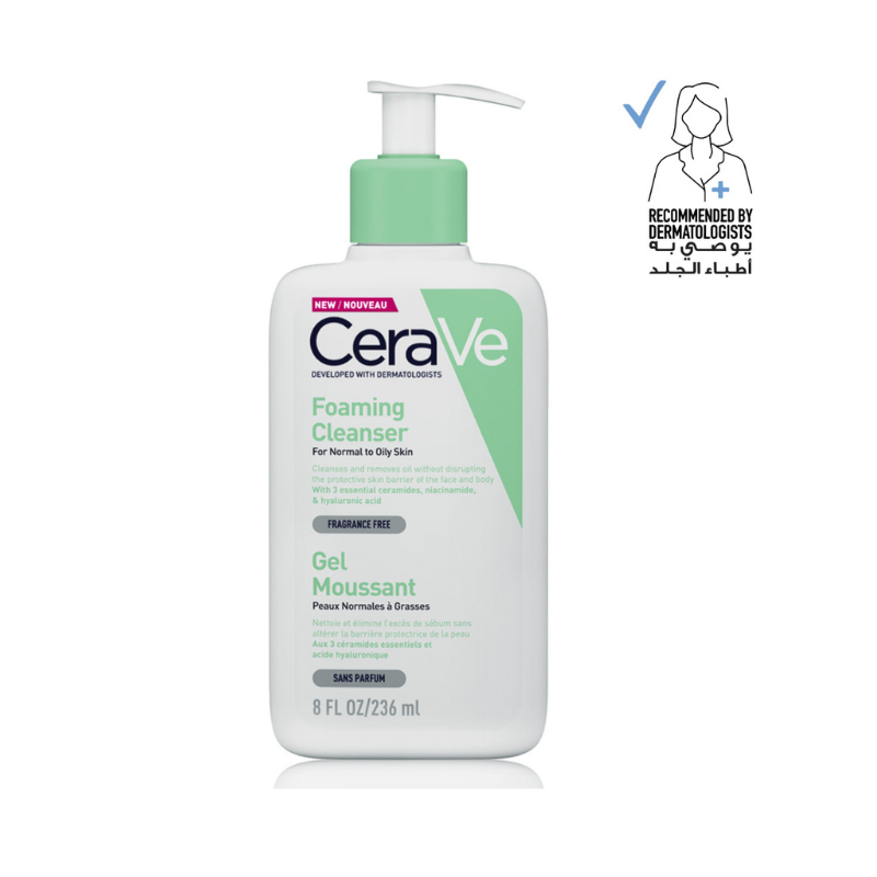 Cerave Foaming Cleanser For Normal To Oily Skin 236ml