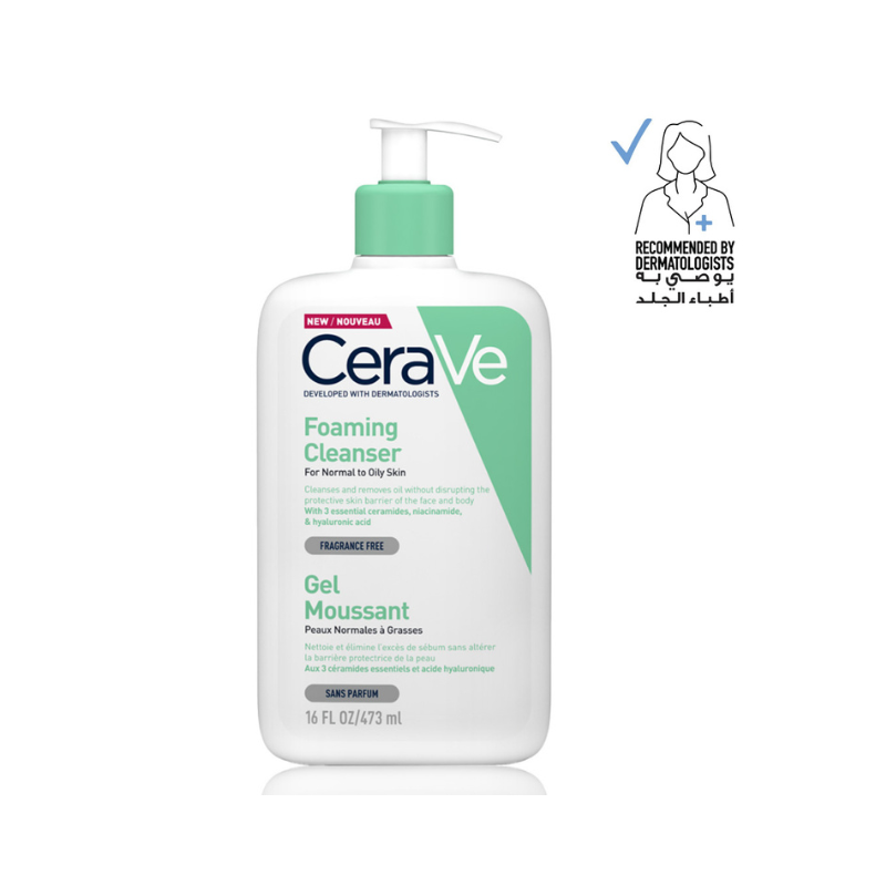 CeraVe Foaming Cleanser For Normal To Oily Skin 473ml