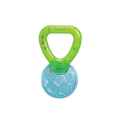 Football-shaped water filled Teether