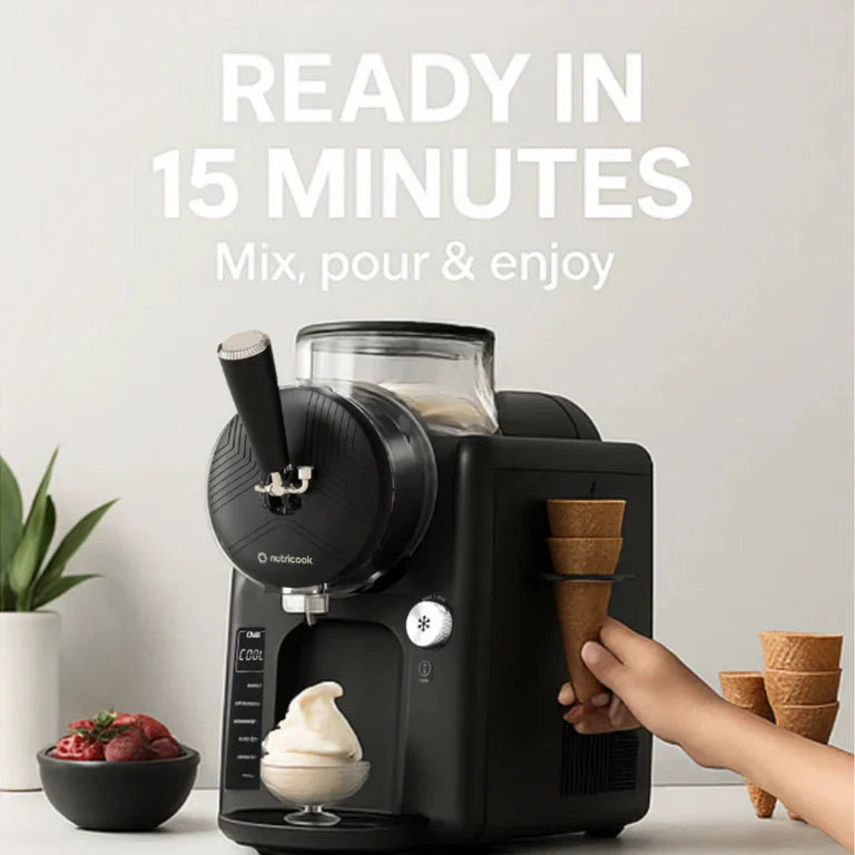 Frost Ice Cream Maker, Sorbet &  Milkshake Machine, 1.8L Ice Cream Makers Frost Ice Cream Maker, Sorbet &  Milkshake Machine, 1.8L Frost Ice Cream Maker, Sorbet &  Milkshake Machine, 1.8L Nutricook