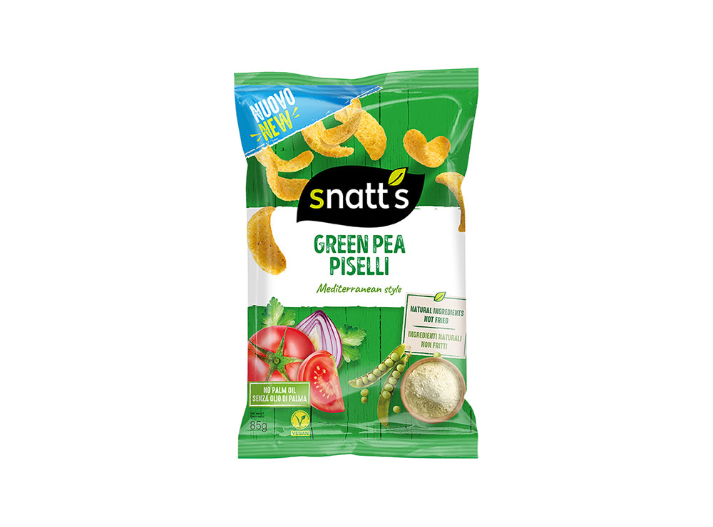 Snatts Green Pea Piselli Chips 85 g