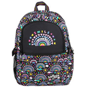 Smiggle Backpack Black rainbow | (G1-G3) | 42cm