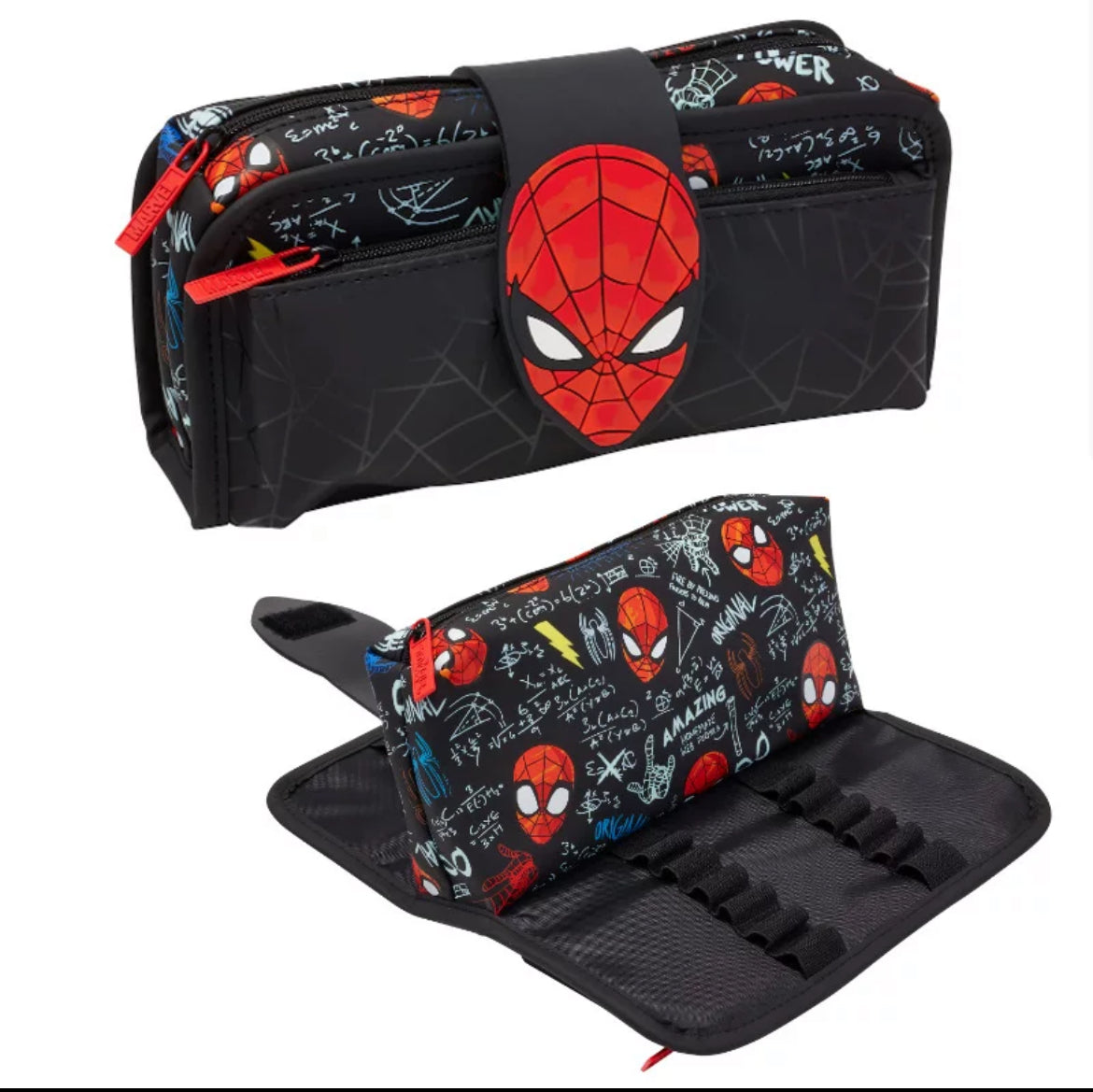 Smiggle Spider-Man Pencil Case 22x15cm