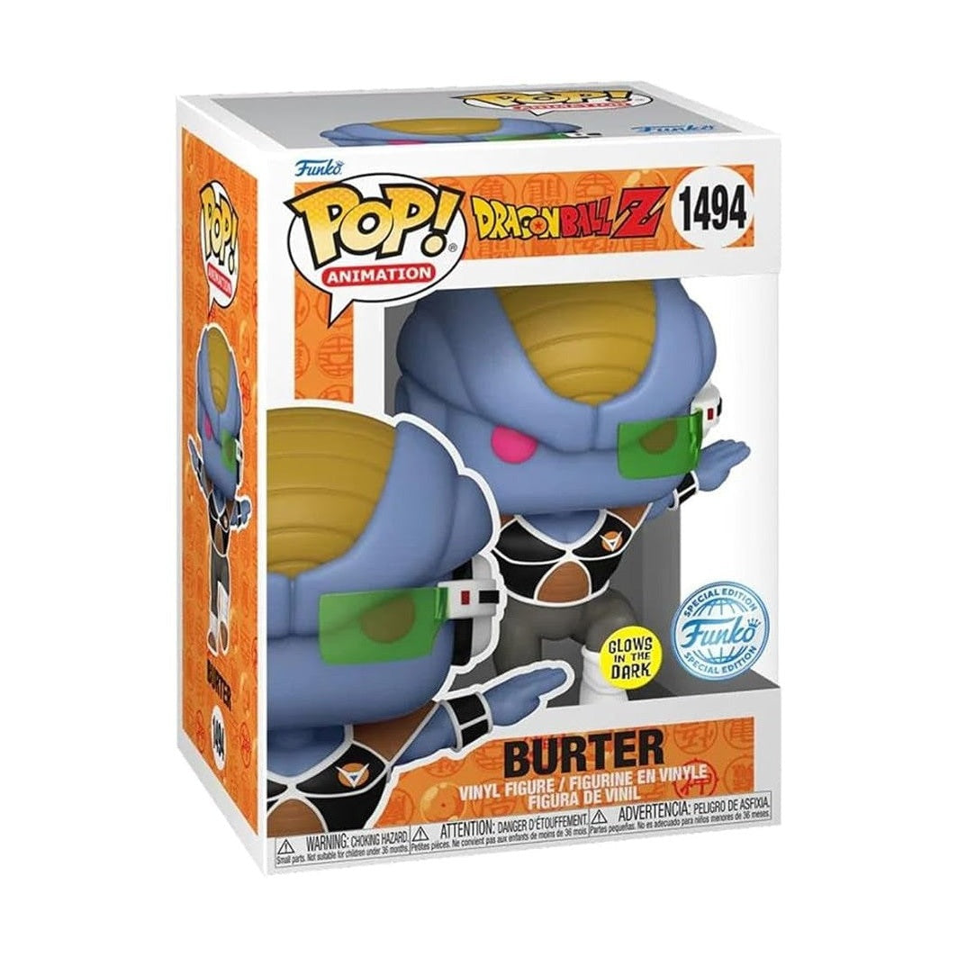 Funko Pop! Dragon Ball Z Burter Glow-in-The-Dark Vinyl Figure (1494) by FUNKO POP!